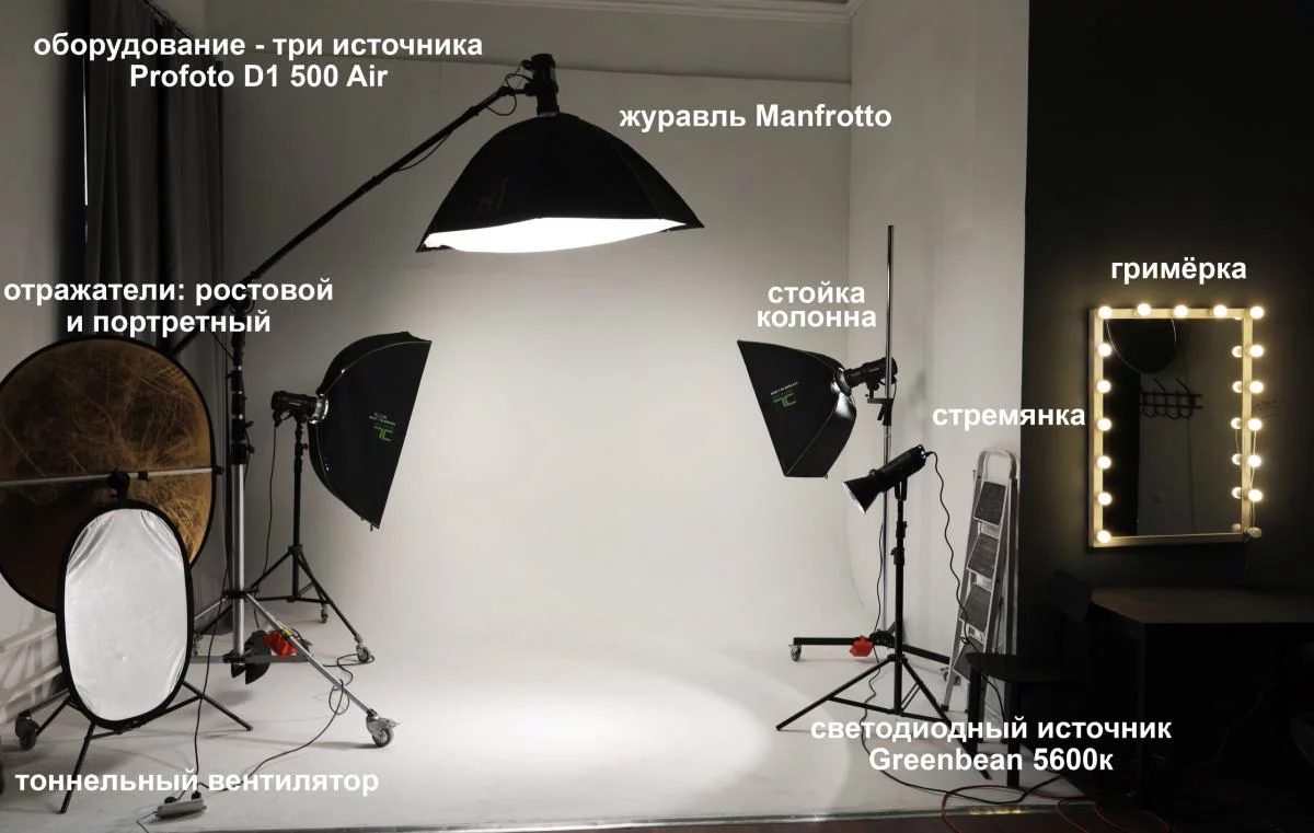 проект видеокурса в стиле фоновые студии и циклорамы