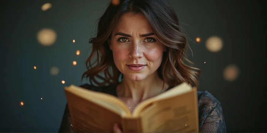 женщина читает монолог эмоционально